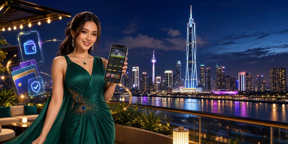 Online casino and sports entertainment in Kuala Lumpur with a modern Malay-inspired theme